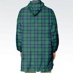 Shaw Ancient Tartan Hoodie Blanket