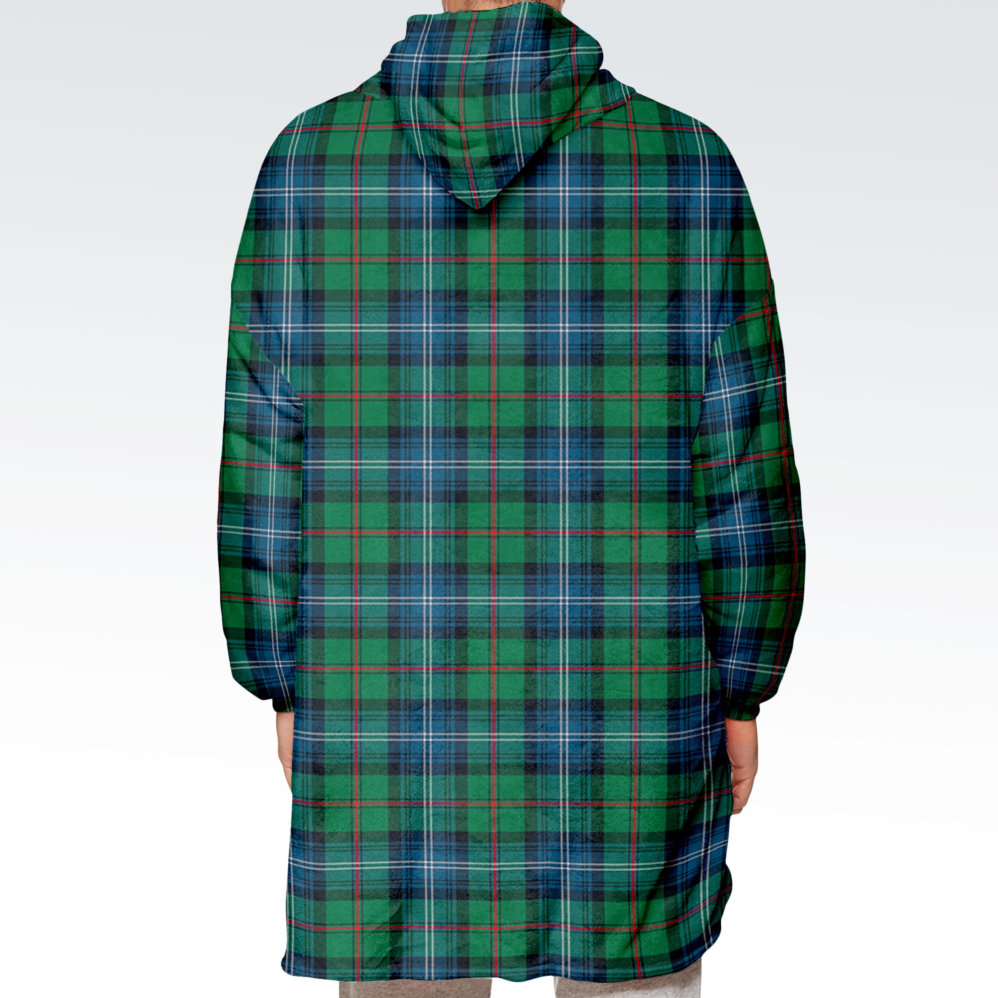 Urquhart Ancient Tartan Hoodie Blanket