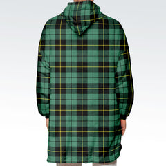 Wallace Hunting Ancient Tartan Hoodie Blanket