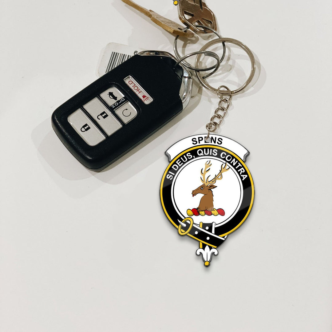 Spens (or Spence) Crest Keychain