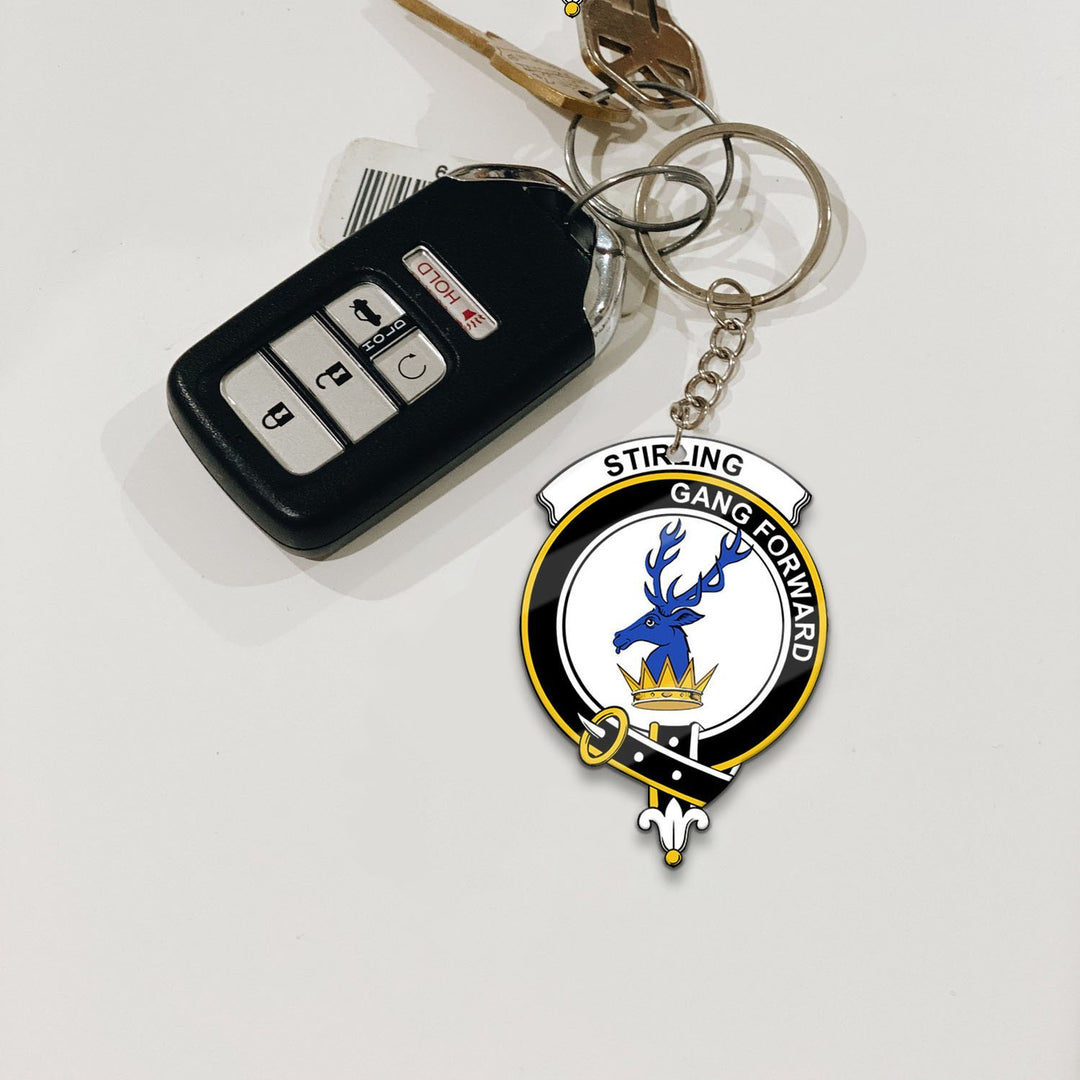 Stirling (of Cadder-Present Chief) Crest Keychain