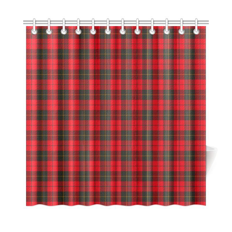 Wallace Weathered Tartan Shower Curtain