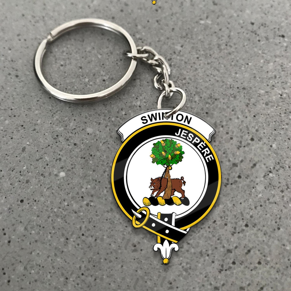 Swinton Crest Keychain