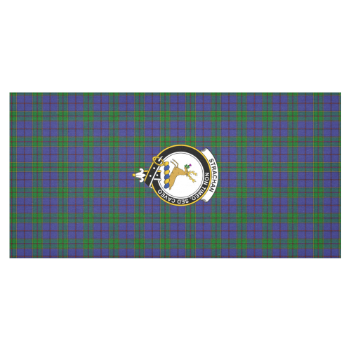 Strachan Tartan Crest Tablecloth