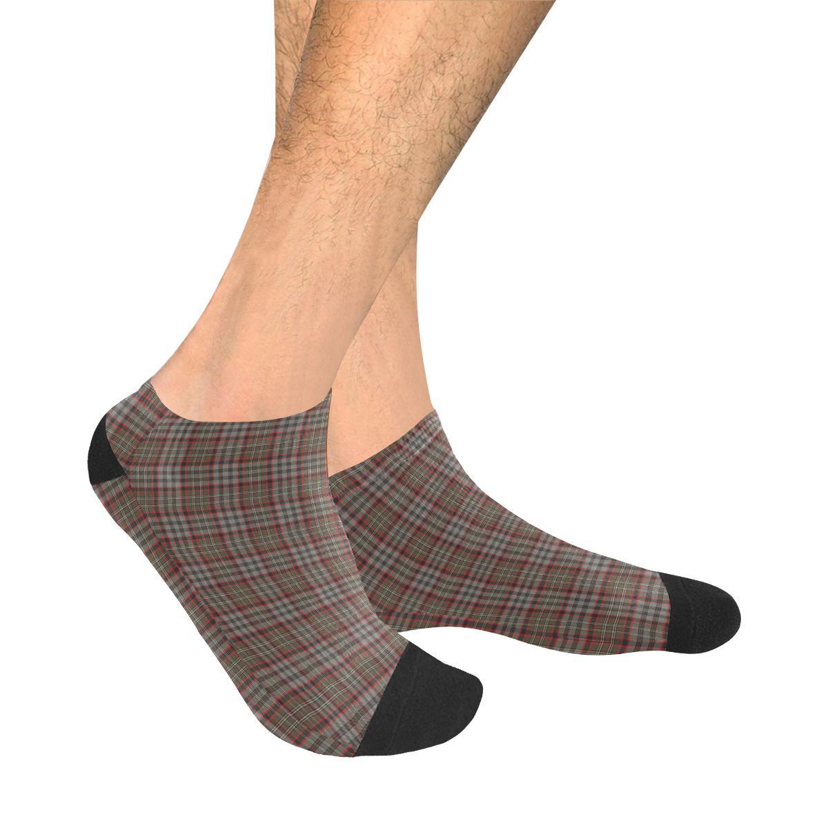 Nicolson Hunting Weathered Tartan Ankle Socks