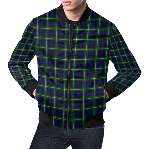 Lamont Modern Tartan Bomber Jacket