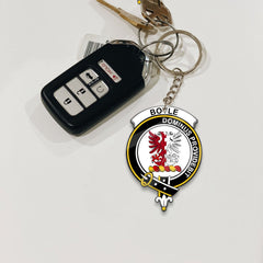 Boyle Crest Keychain