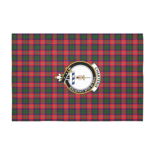 Charteris (Earl of Wemyss) Tartan Crest Tablecloth