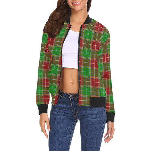 Baxter Modern Tartan Bomber Jacket