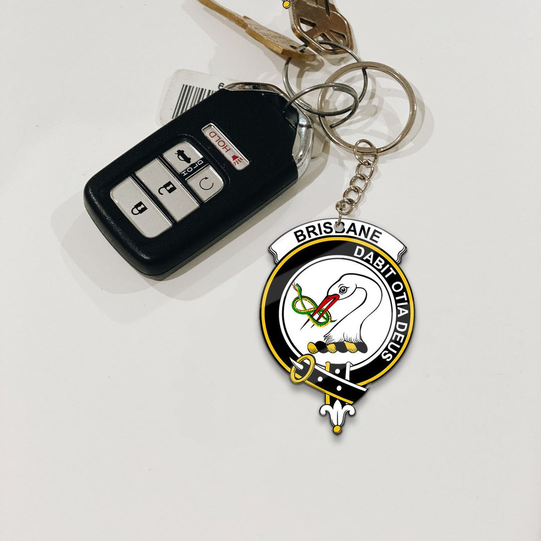 Brisbane Crest Keychain