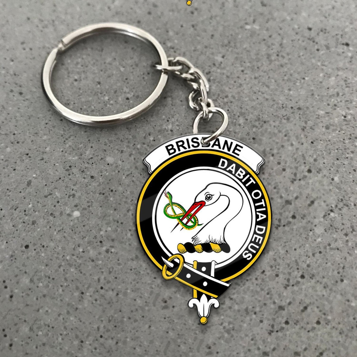 Brisbane Crest Keychain