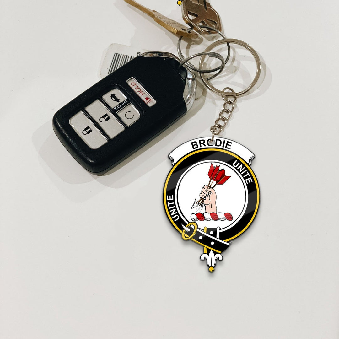 Brodie Crest Keychain