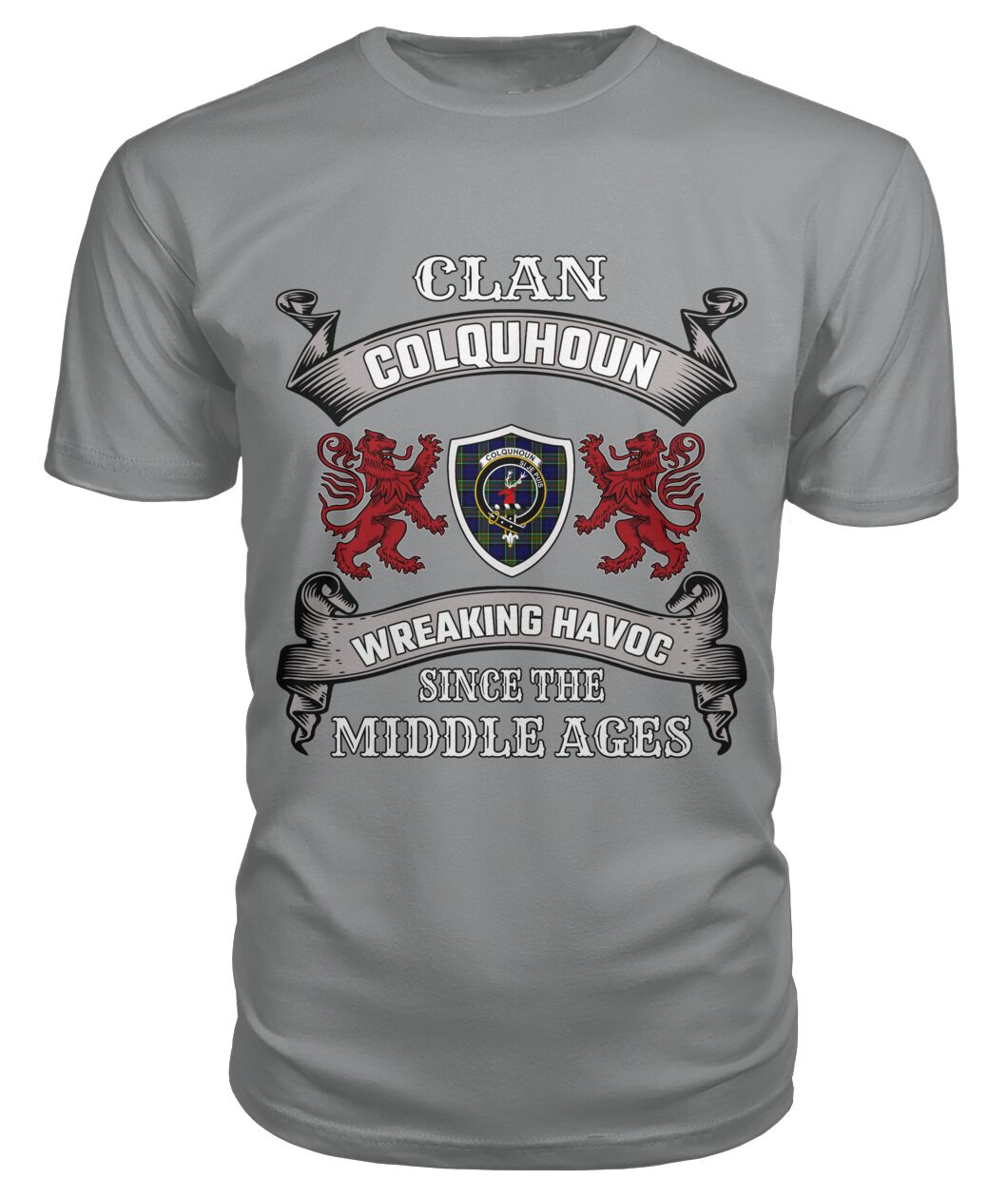 Colquhoun Family Tartan - 2D T-shirt