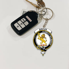 Broun Crest Keychain