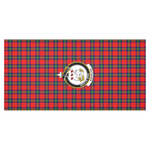 Ruthven Tartan Crest Tablecloth