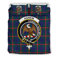 Agnew Family Tartan Crest Bedding Set