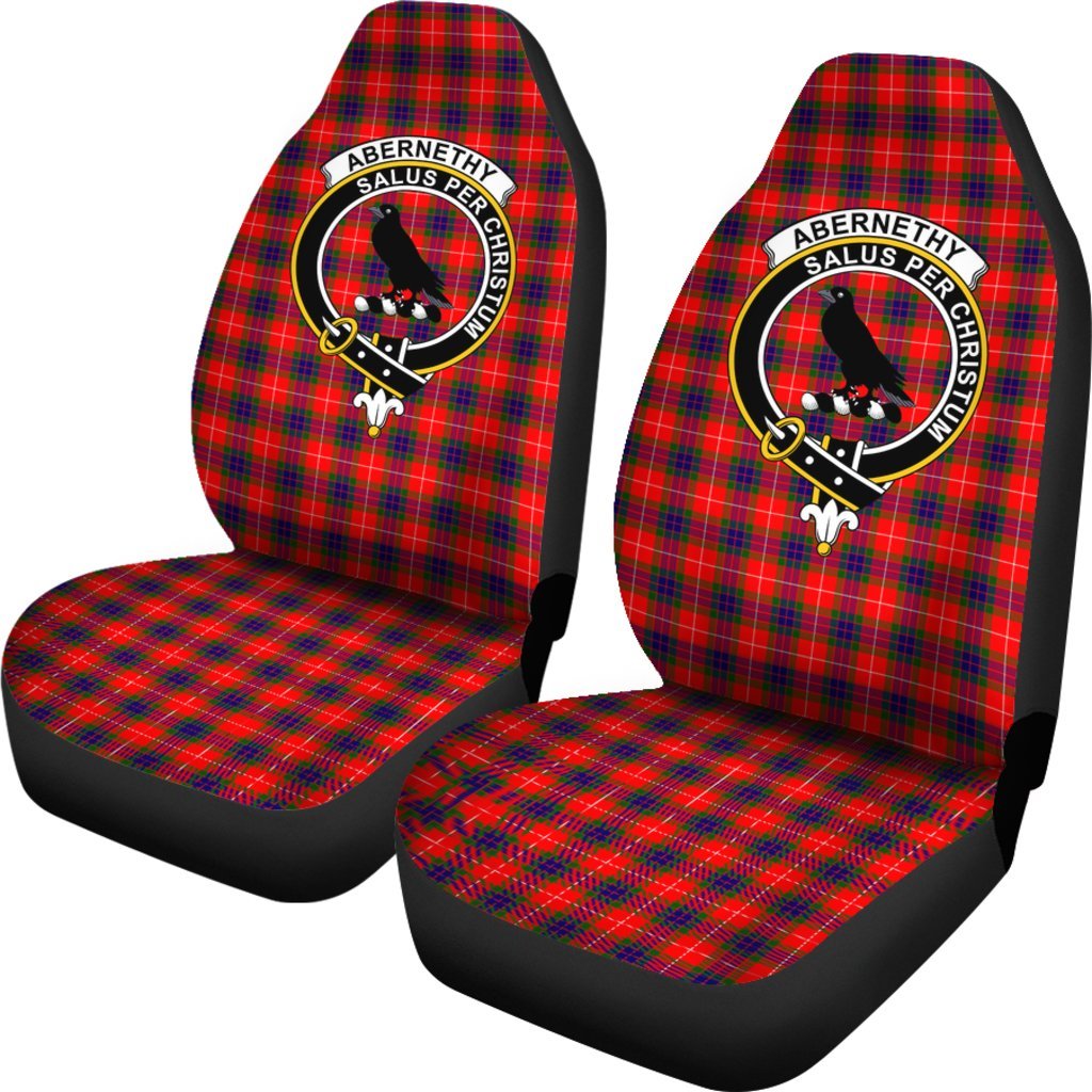 Abernethy Family Tartan Crest Car seat cover