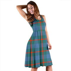 Agnew Family Tartan Midi Dress