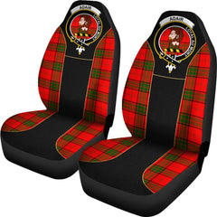 Adair Family Tartan Crest Car Seat Cover - Special Version