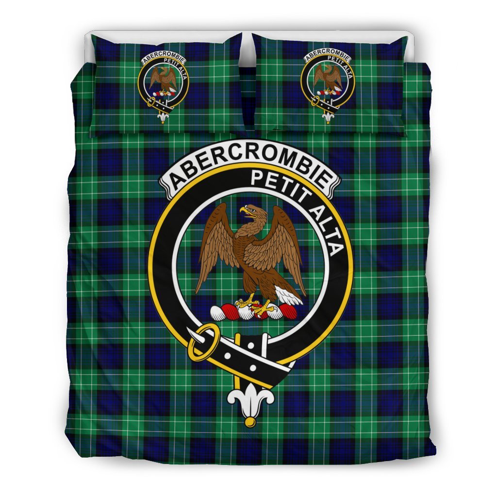 Abercrombie Family Tartan Crest Bedding Set