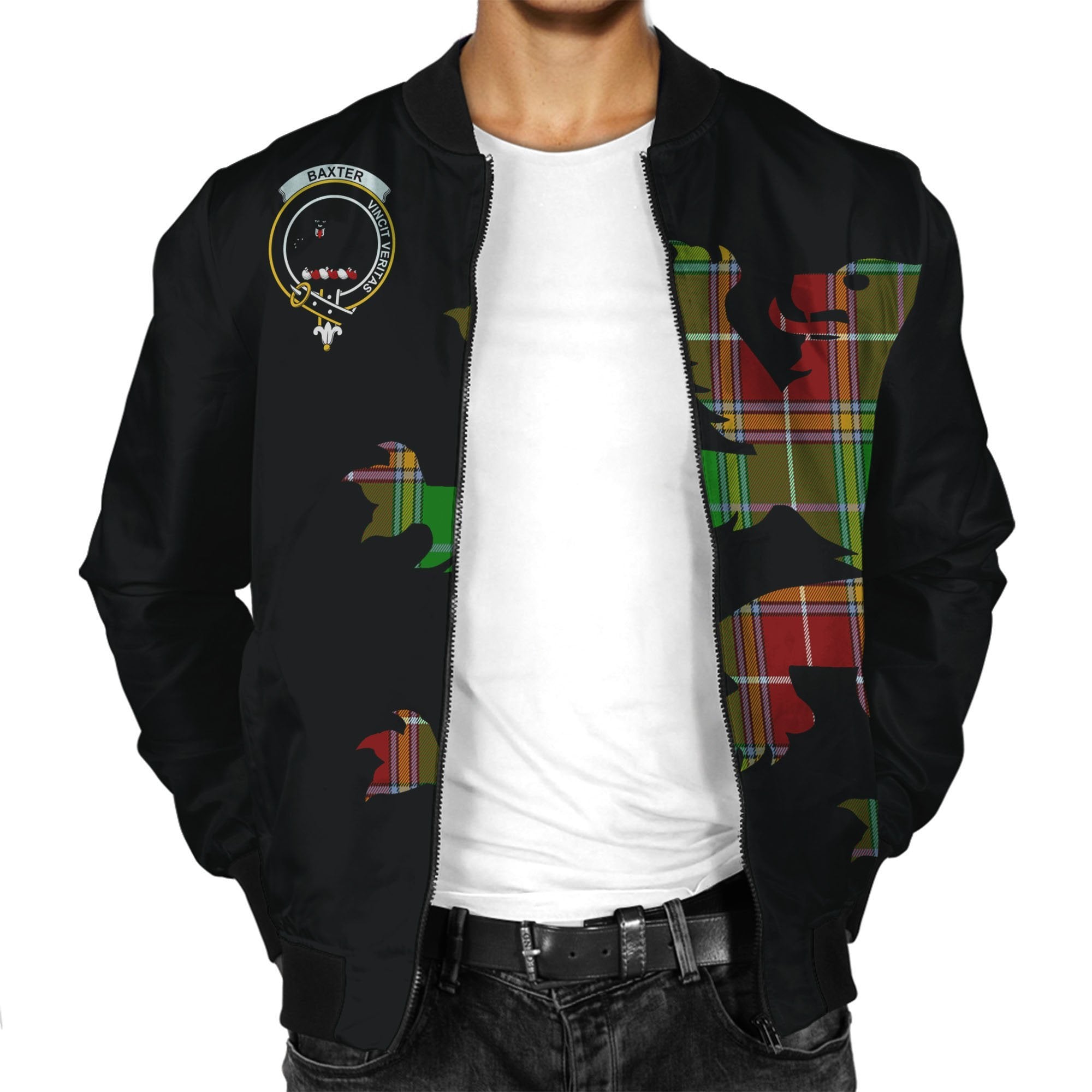 Baxter Tartan Bomber Jacket Lion & Thistle