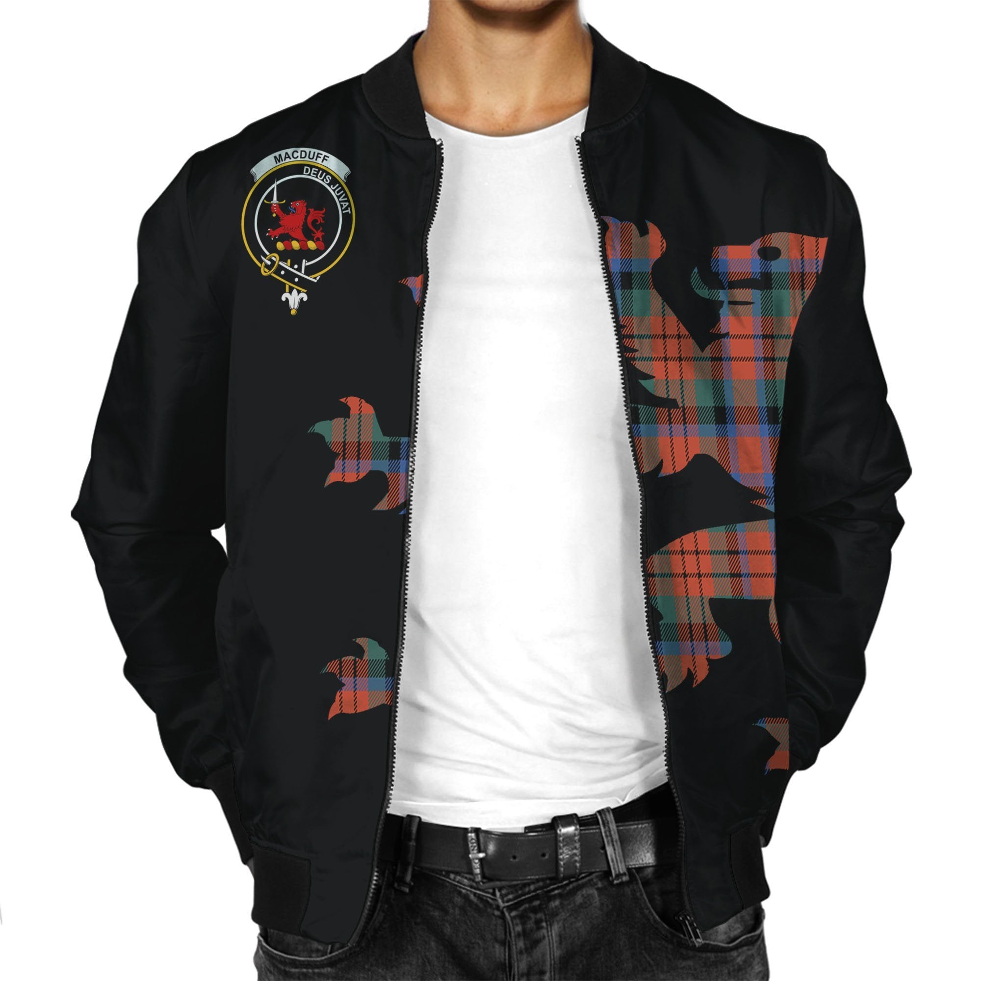 MacDuff Tartan Bomber Jacket Lion & Thistle