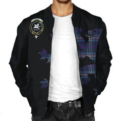 Nevoy Tartan Bomber Jacket Lion & Thistle