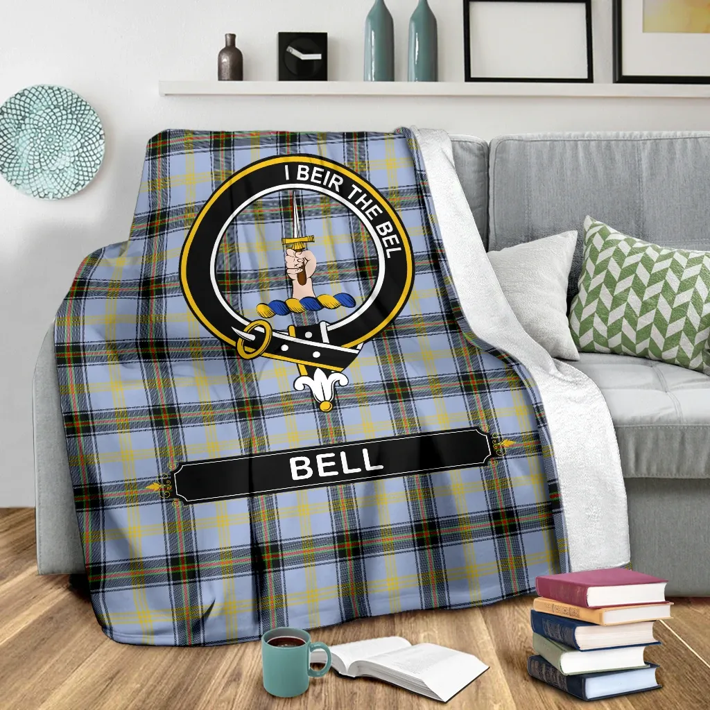 Bell of the Borders Tartan Crest Blanket