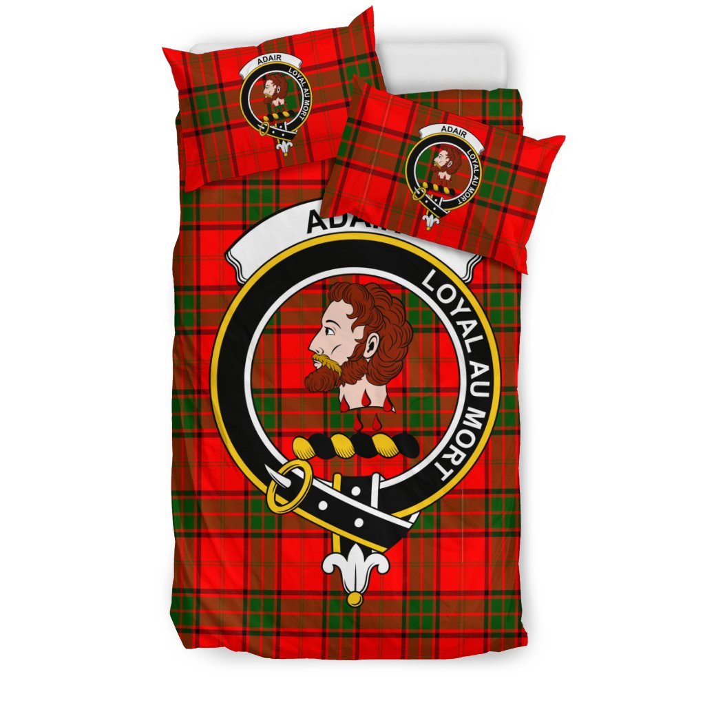 Adair Family Tartan Crest Bedding Set