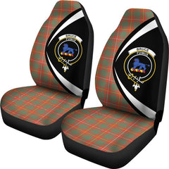 Bruce Family Tartan Crest Car seat cover