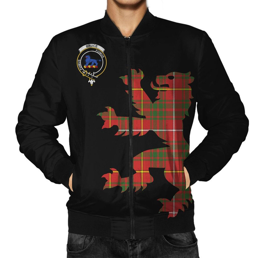 Bruce Family Tartan Thistle Bomber Jacket