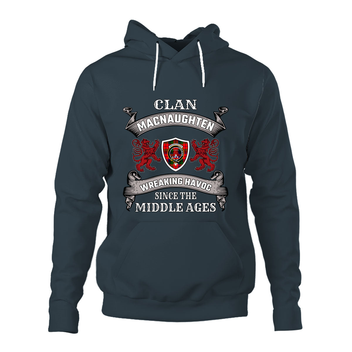 MacNaughten Family Tartan - 2D Unisex Hoodie