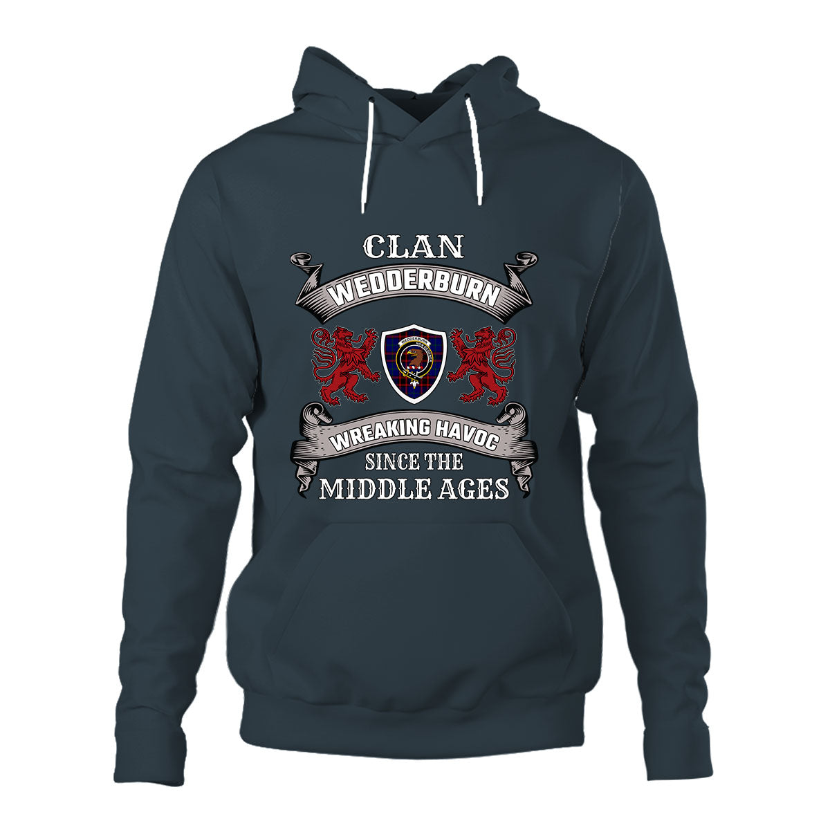 Wedderburn Family Tartan - 2D Unisex Hoodie