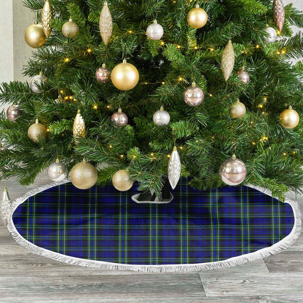 Arbuthnot Modern Tartan Christmas Tree Skirt