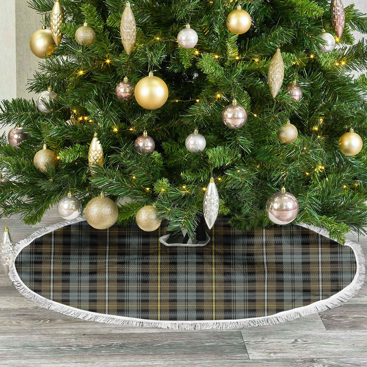 Campbell Argyll Weathered Tartan Christmas Tree Skirt