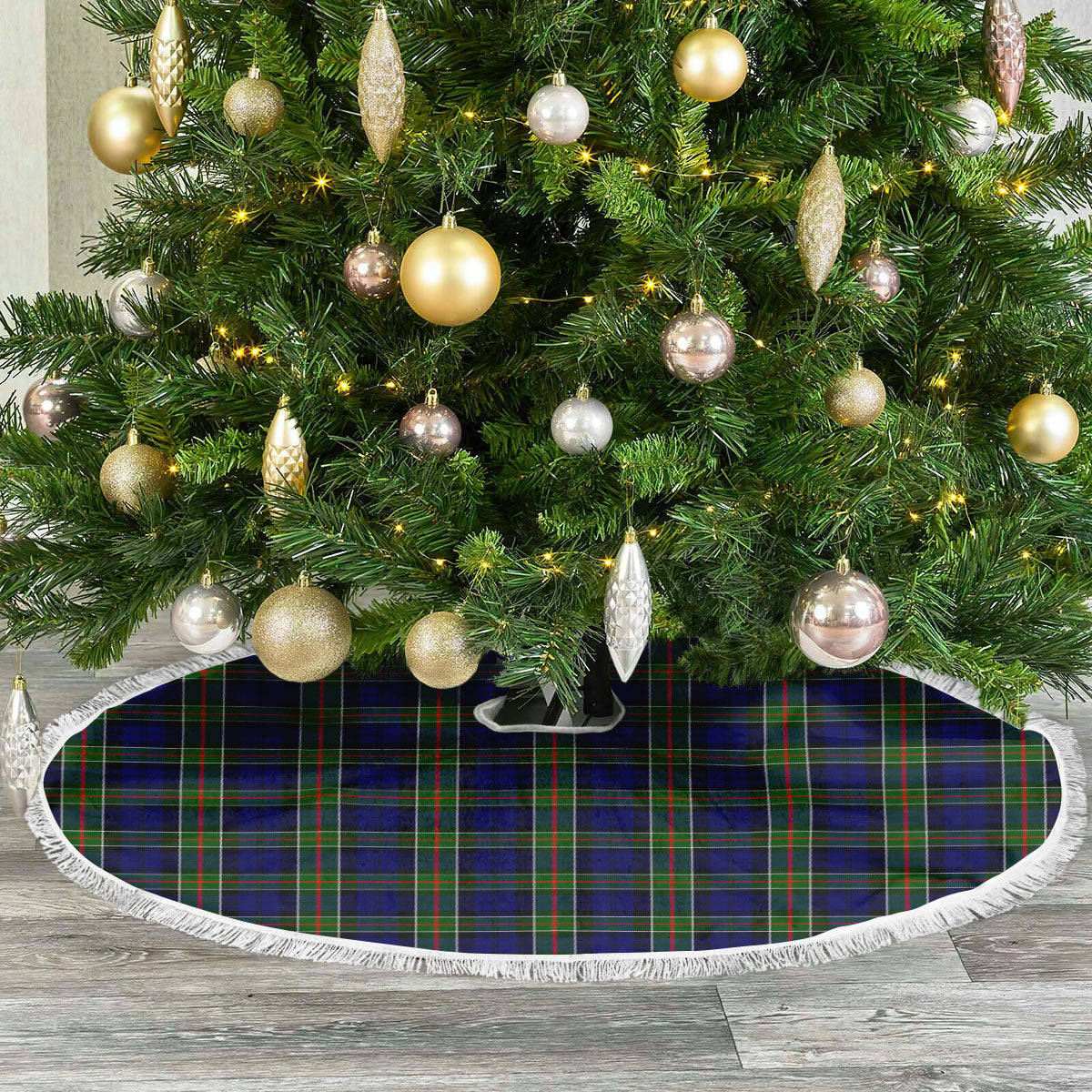 Colquhoun Modern Tartan Christmas Tree Skirt