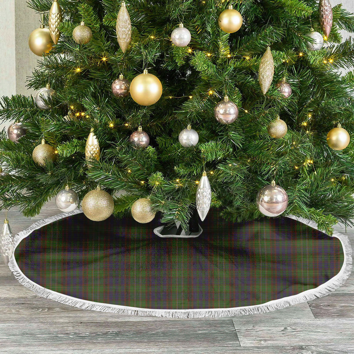 Cunningham Hunting Modern Tartan Christmas Tree Skirt