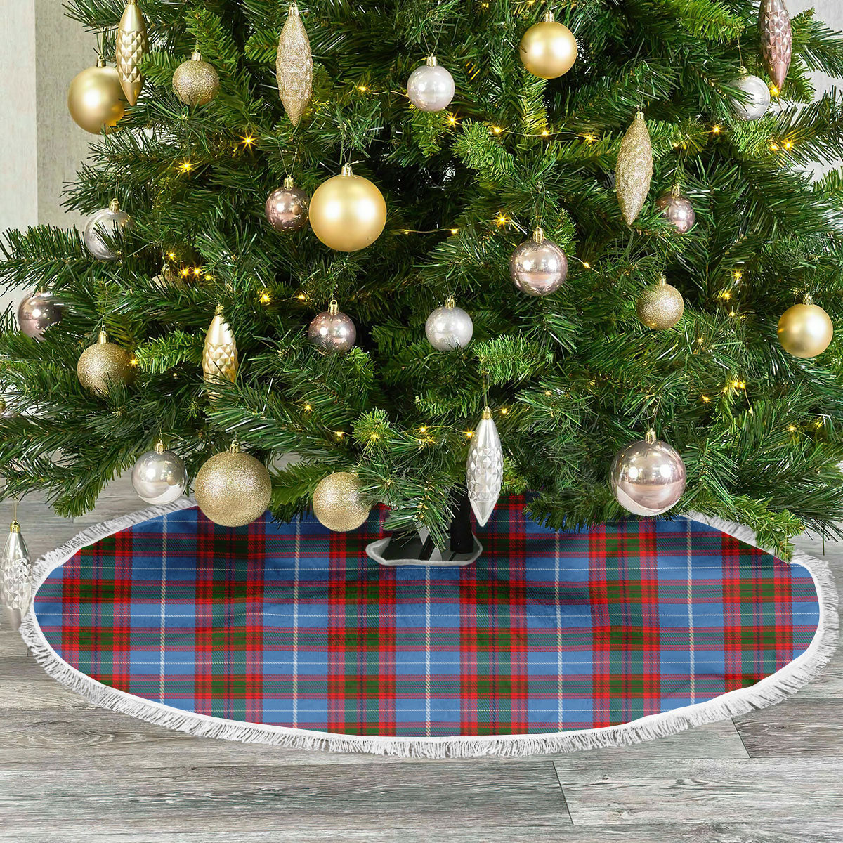 Dalmahoy Tartan Christmas Tree Skirt