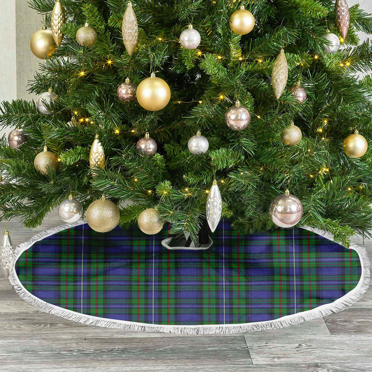 Donnachaidh Tartan Christmas Tree Skirt