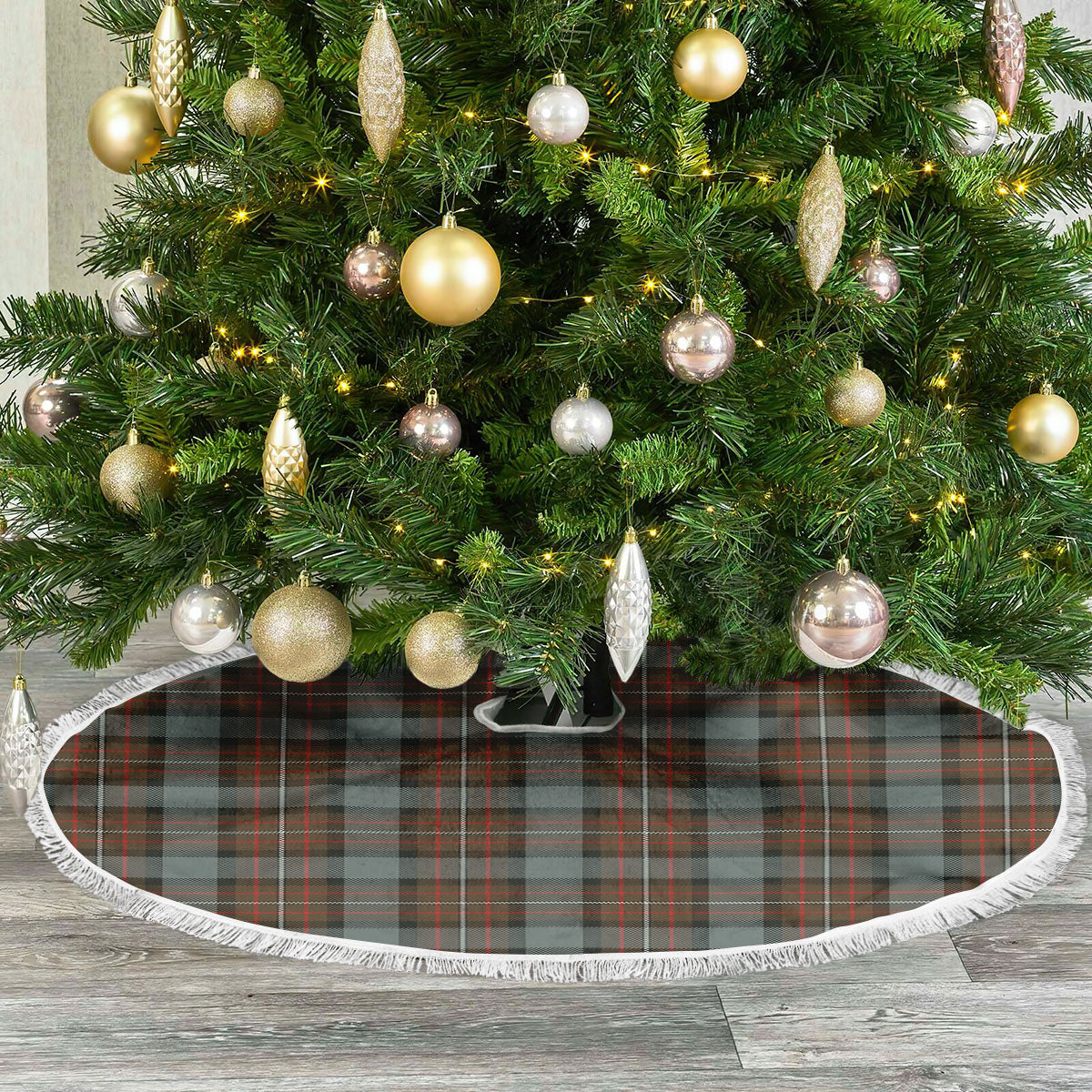 Fergusson Weathered Tartan Christmas Tree Skirt