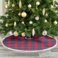 Galloway Red Tartan Christmas Tree Skirt