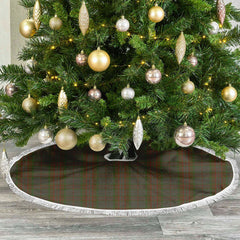 Gray Tartan Christmas Tree Skirt