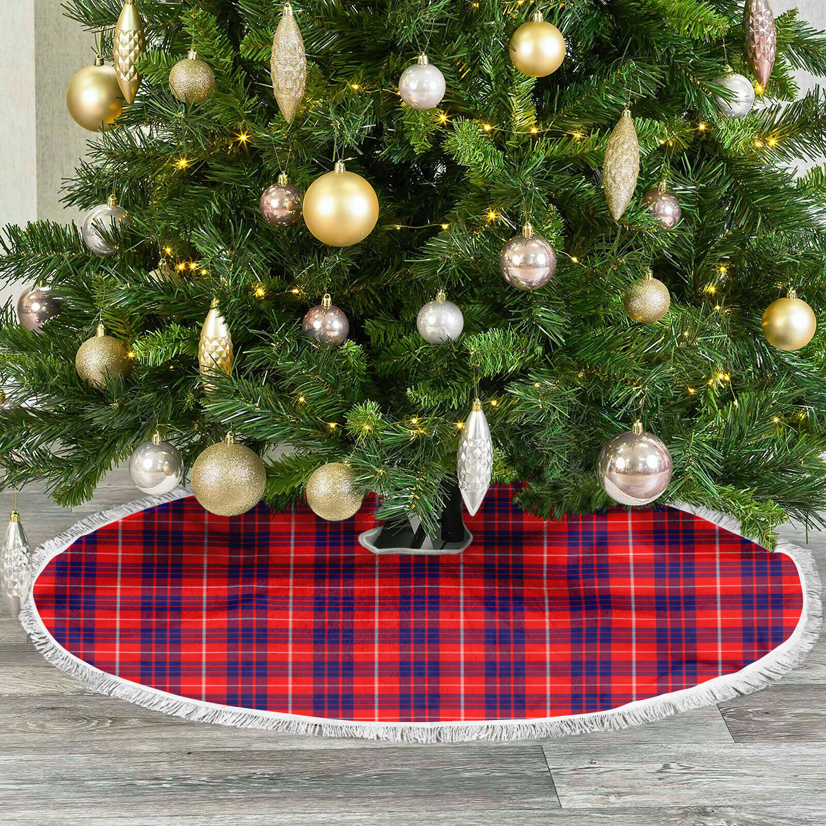 Hamilton Modern Tartan Christmas Tree Skirt