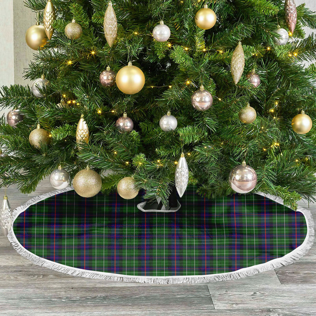 Leslie Hunting Tartan Christmas Tree Skirt