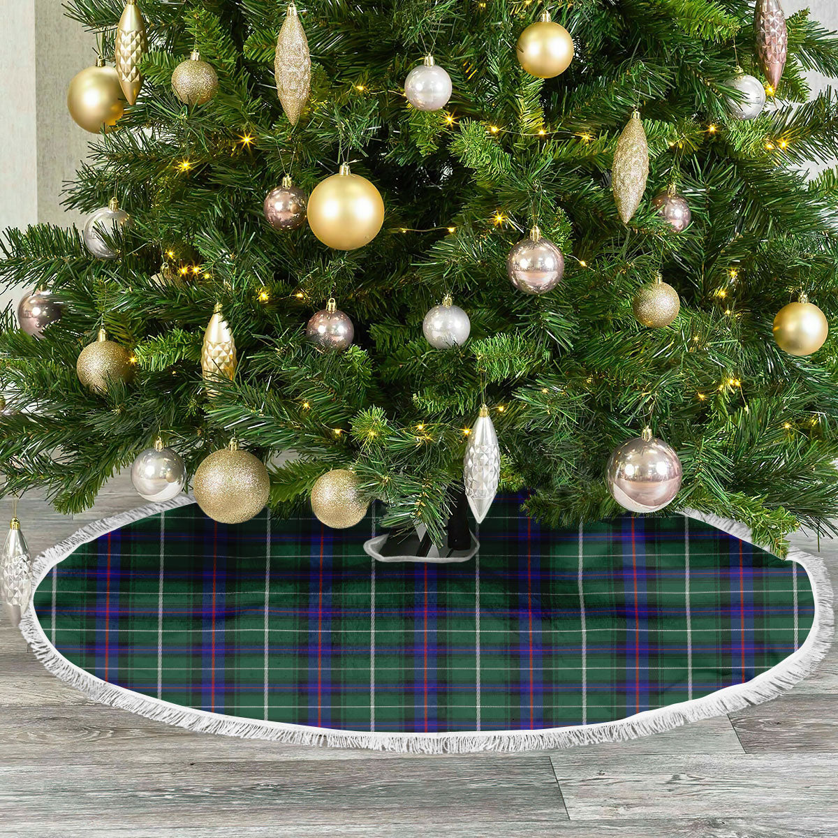 MacDonald of the Isles Hunting Modern Tartan Christmas Tree Skirt