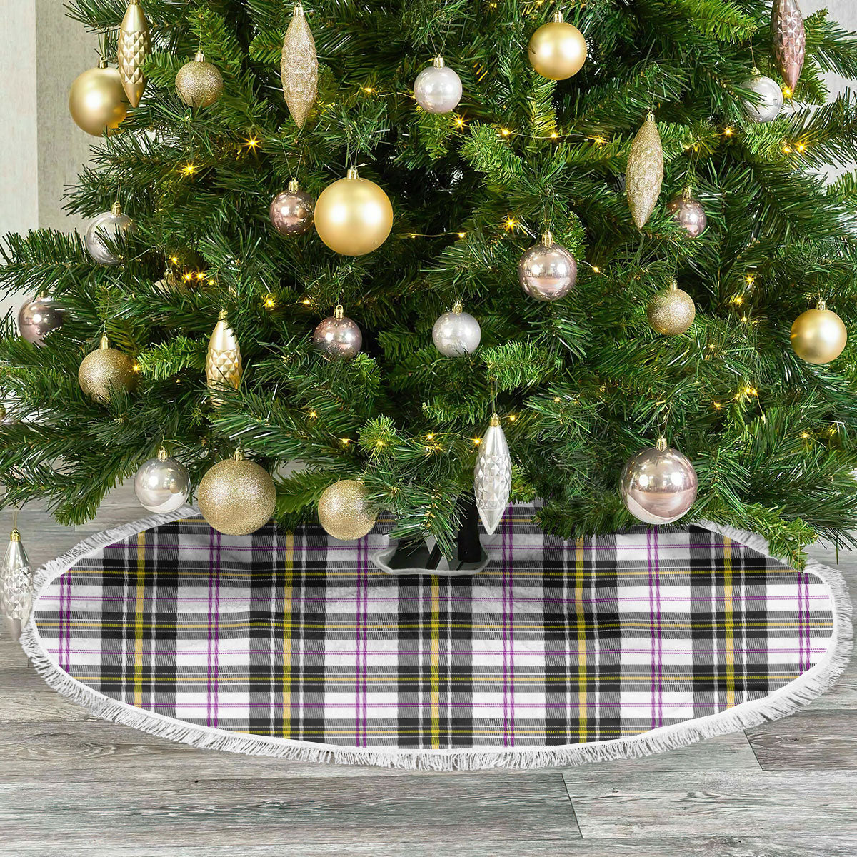 MacPherson Dress Modern Tartan Christmas Tree Skirt