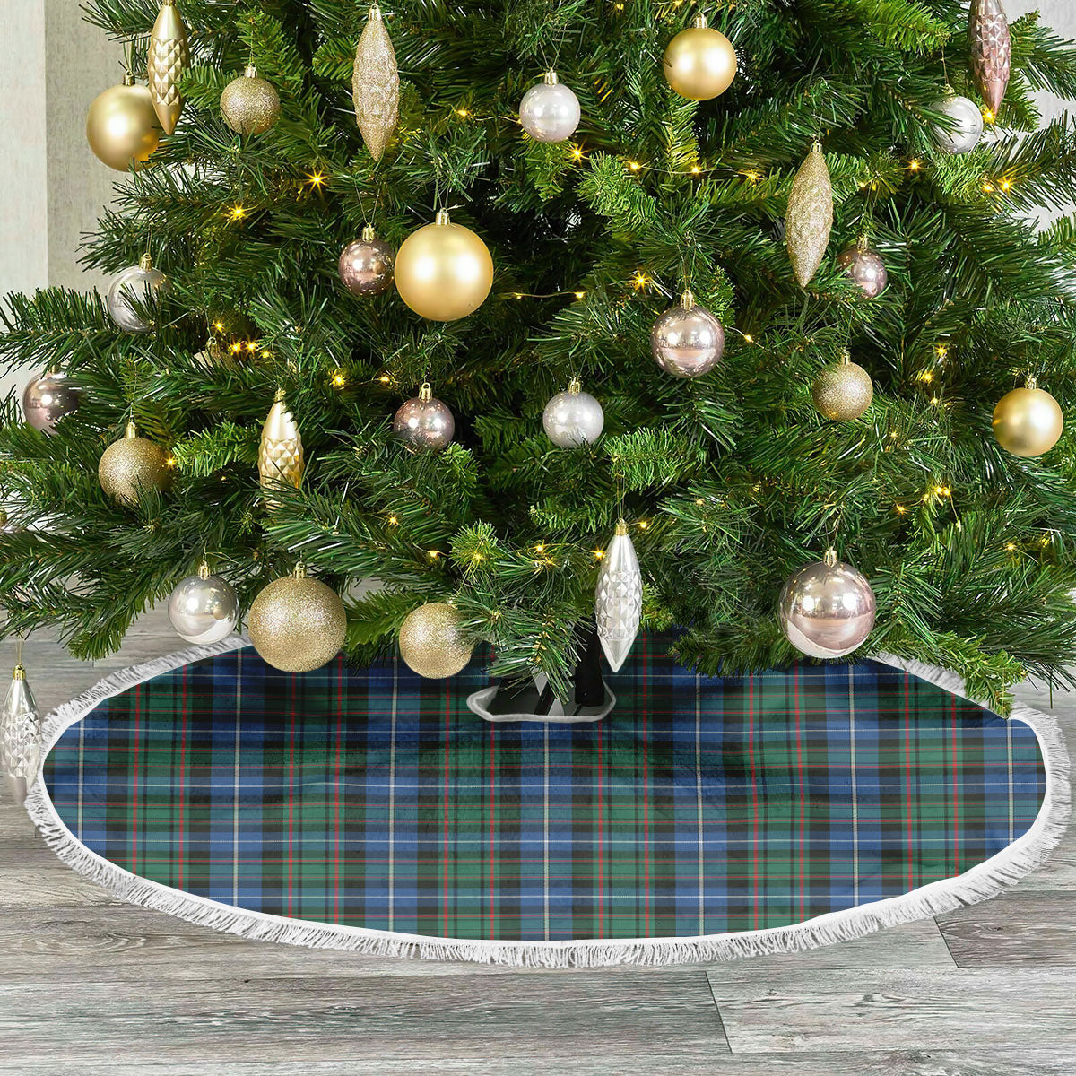 MacRae Hunting Ancient Tartan Christmas Tree Skirt