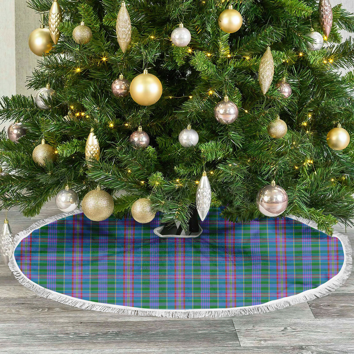 Pitcairn Hunting Tartan Christmas Tree Skirt