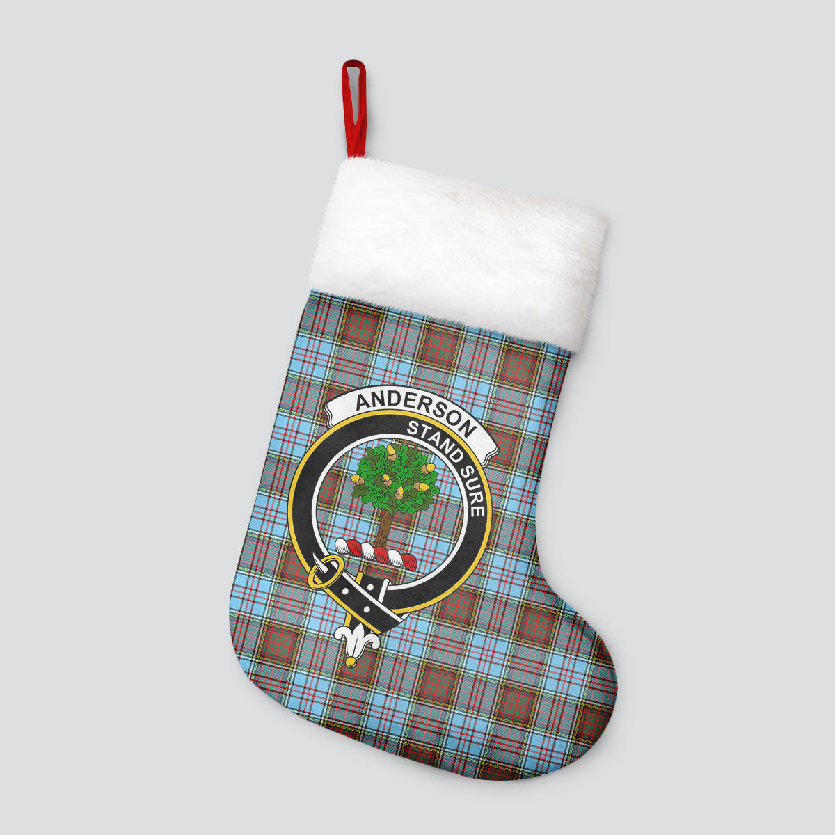 Anderson Ancient Tartan Crest Christmas Stocking