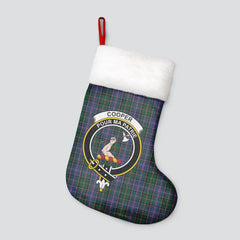 Cooper Tartan Crest Christmas Stocking